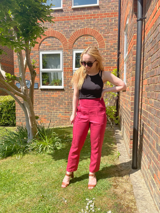 My Dream Summer Trousers – Sewing the Closet Core Pietra Trousers with So What If I Sew