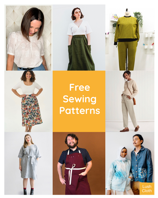 Free Sewing Patterns for beginners and for anyone creating a capsule wardrobe