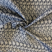 Load image into Gallery viewer, Embossed Navy Cotton Jacquard
