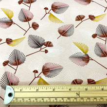 Load image into Gallery viewer, Remnant (1.5 m) Leaves Old Pink - Organic Cotton Jersey
