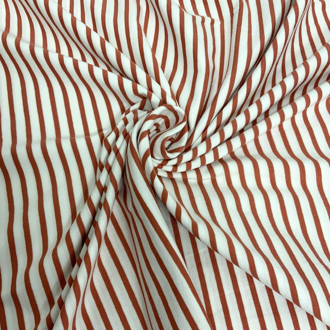 Stripes Brick - Cotton Jersey