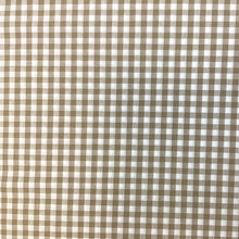Load image into Gallery viewer, Yarn Dyed Cotton Gingham Sand - Cotton
