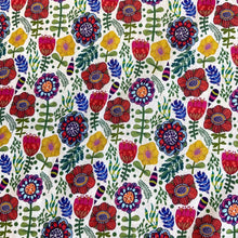 Load image into Gallery viewer, Remnant (1.2 m) Wild Flowers by Little Johnny - Linen Mix
