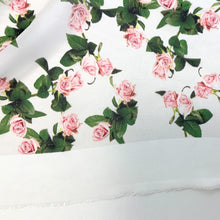 Load image into Gallery viewer, Little Roses - Silk &amp; Cotton Voile

