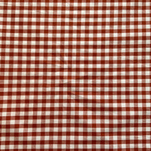 Load image into Gallery viewer, Yarn Dyed Cotton Gingham Terracotta - Cotton
