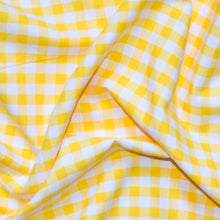 Load image into Gallery viewer, Yarn Dyed Cotton Gingham Yellow - Cotton
