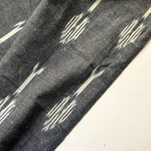 Load image into Gallery viewer, Washed Woven Ikat Grey - Indian Cotton
