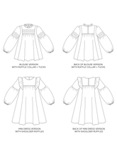 Load image into Gallery viewer, Tilly and the Buttons Marnie Blouse and Dress
