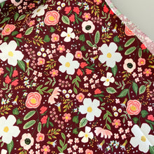Load image into Gallery viewer, Rifle Paper Co - Garden Party Wild Rose - Burgundy Metallic - Cotton

