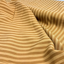 Load image into Gallery viewer, Two Tone Stripe Twill Mustard - with TENCEL™ Lyocell fibers
